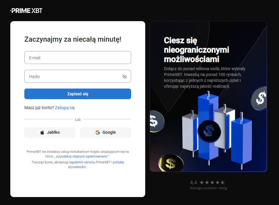 PrimeXBT Exchange Nowoczesna platforma dla traderów kryptowalut